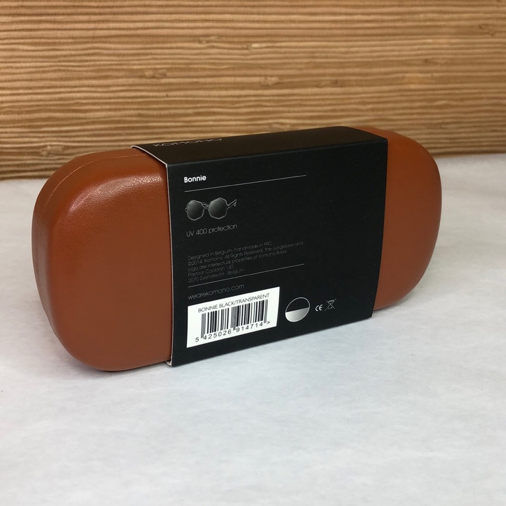 KOMONO Bonnie Black Transparent Sunglasses (NEW) - Picture 11 of 12